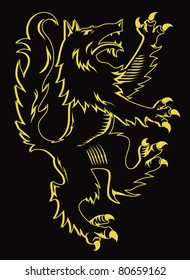 940 Heraldry Wolf Stock Vectors, Images & Vector Art | Shutterstock