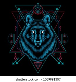 wolf sacred geometry