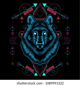 wolf sacred geometry