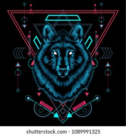 wolf sacred geometry