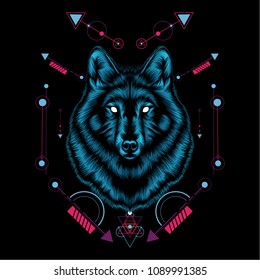 wolf sacred geometry