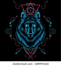 wolf sacred geometry