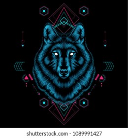 wolf sacred geometry
