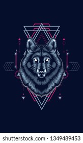 wolf sacred geometry