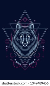 wolf sacred geometry