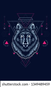 wolf sacred geometry