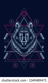 wolf sacred geometry