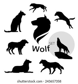 Wolf set vector