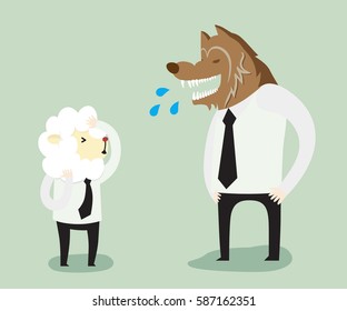 Wolf  And Sheep Worker