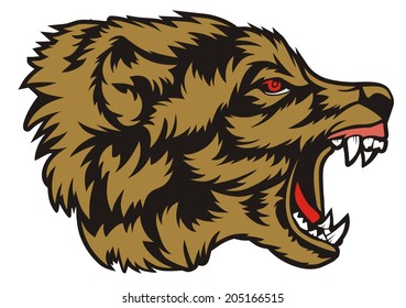 wolf side angry