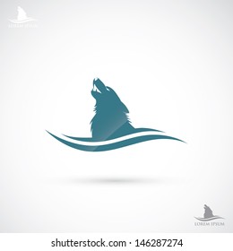 Wolf sign - vector illustration