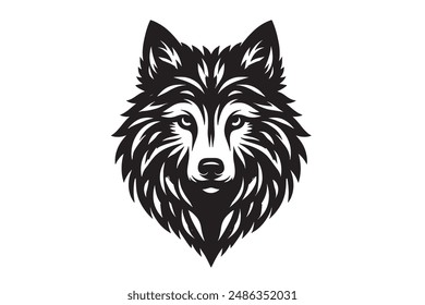 Wolf silhouette set vector design big pack of illustration and icon