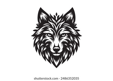 Wolf silhouette set vector design big pack of illustration and icon