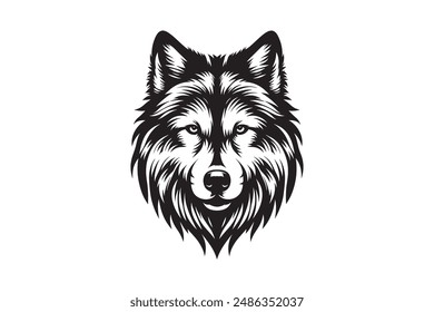 Wolf silhouette set vector design big pack of illustration and icon