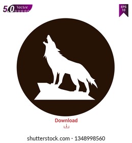 wolf silhouette vector,wolf silhouette isolated