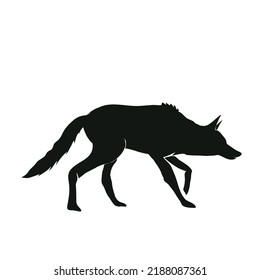 wolf silhouettes design vector illustration