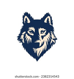 Wolf squad logo, strong wolf