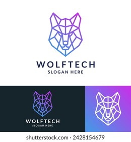 technology logo design illustration