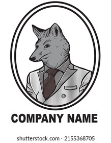 A WOLF THAT IS WEANED WITH A NEAT AND CHARMING SUIT 