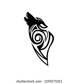 wolf tribal logo