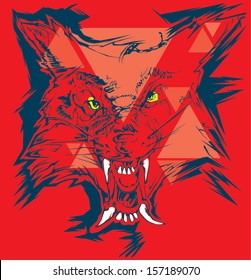 wolf vector