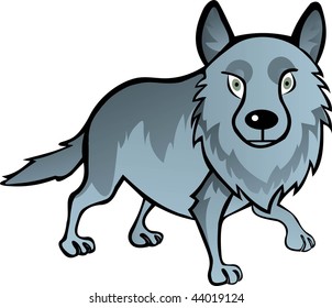wolf vector