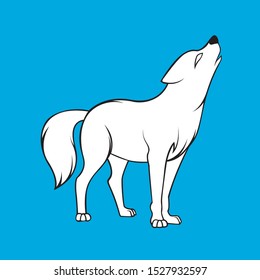 Wolf Vector Animal Wildlife Illustration