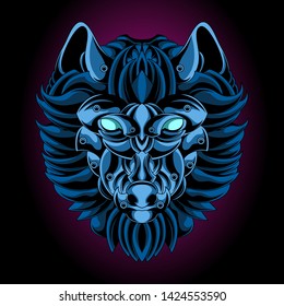wolf vector for commercial use