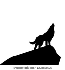 Wolf Vector Icon Stock Vector (Royalty Free) 1208565595 | Shutterstock