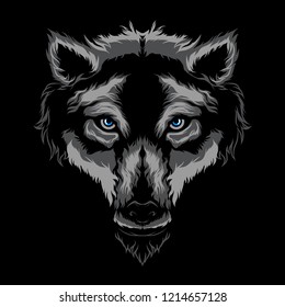 Wolf vector vector illustration art