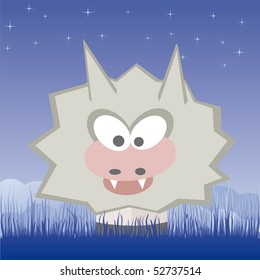 wolf vector illustration cartoon