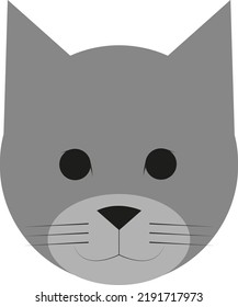 Ilustración vectorial de lobo. Sangre blanca. 