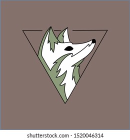 wolf vector inside the object
