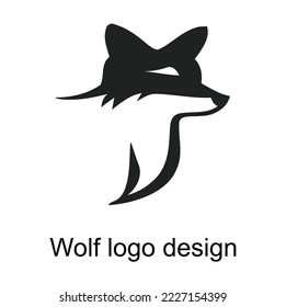 Wolf Vector Logo Graphic Design