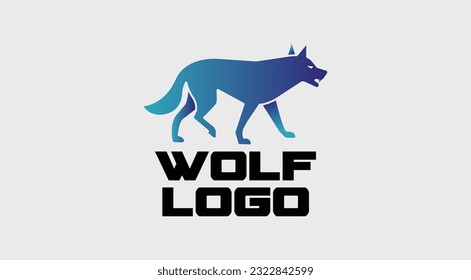 Wolf vector Logo Stock eps. Wolf logo design 
