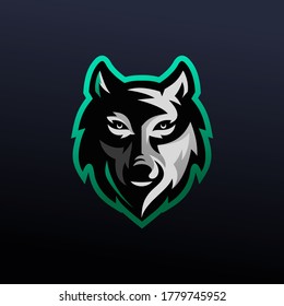 Wolf Vector Mascot Logo Design Modern Stock Vector (Royalty Free ...