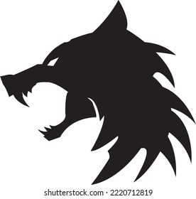 diseño de logotipo moderno de vector de lobo