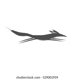 wolf vector on white background