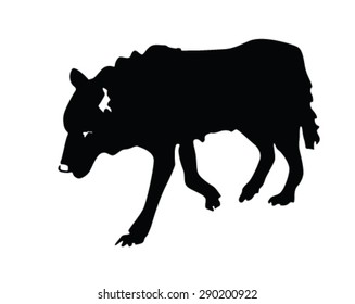 wolf vector silhouette