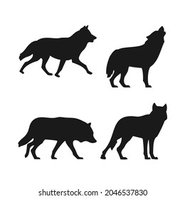 wolf vector silhouette, wolfie models silhouette