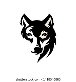 Вектор акции Винтаж логотип Wolf