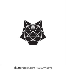 Wolf Vintage Logo Stock Vector