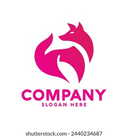 Wolf Vintage Logo Stock Vector