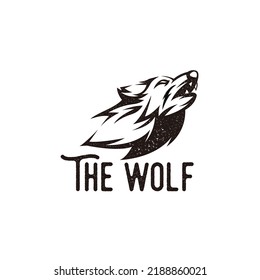 Wolf Viontage logo vector design