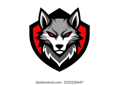 Wolf Warrior Gaming Logo Illustration for Esports and Team Branding