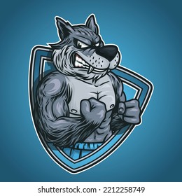 the wolf who became the fitness mascot