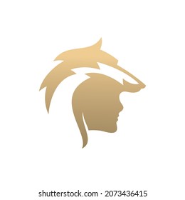 Wolfman Silhouette for Movie Production Logo Design Vector