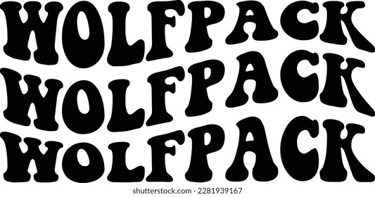 Wolfpack print ready file, printable file