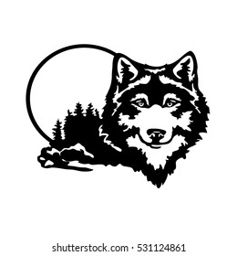 wolf's face