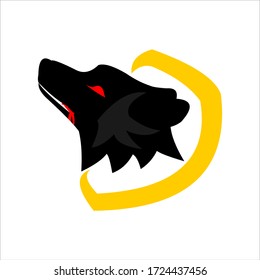 
wolf-themed logo design for your company logo to make it even more frightening